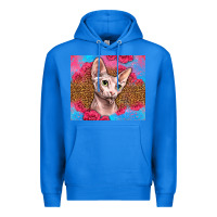 True Royal Western Sphynx Cat Premium Hoodie - LillyAllenDesigns