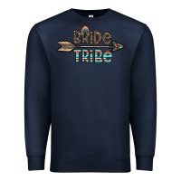 Navy bride tribe Premium Sweatshirt - CowhideDigitalArt
