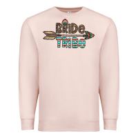 Pale Pink bride tribe Premium Sweatshirt - CowhideDigitalArt