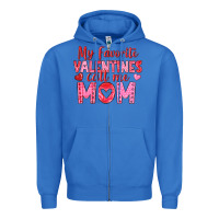 True Royal my favorite valentine call me mom Zipper Hoodie - texasbilliewilder
