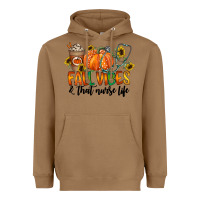 Toasted Coconut fall vibes and that nurse life Heavyweight Hoodie - CowhideDigitalArt