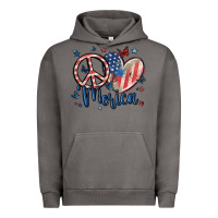 Pigment Tornado peace love 'merica Urban Hoodie - MaliasSmallBusiness