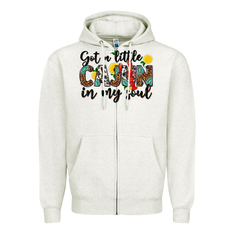 Got A Little Cajun In My Soul Zipper Hoodie by texasbilliewilder | Teevron