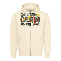 Sandshell got a little cajun in my soul Zipper Hoodie - texasbilliewilder
