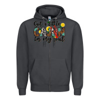 Smoke got a little cajun in my soul Zipper Hoodie - texasbilliewilder