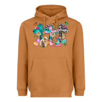 Meerkat Western rabbit with Cross and flowers Heavyweight Hoodie - Neo Western