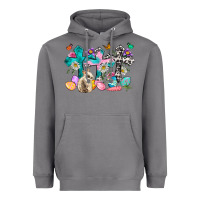Storm Western rabbit with Cross and flowers Heavyweight Hoodie - Neo Western