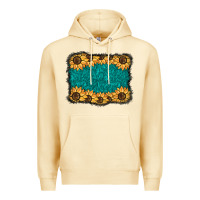 Pina Colada sunflower background Premium Hoodie - BarkalooDesign