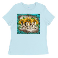Baby Blue western mother's day mimi  tumbler Ladies Tee - BarkalooDesign