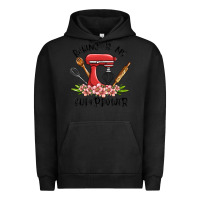 Pigment Black baking is my superpower malia Urban Hoodie - MaliasSmallBusiness