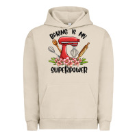 Pigment French Oak baking is my superpower malia Urban Hoodie - MaliasSmallBusiness