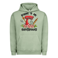Pigment Oil Green baking is my superpower malia Urban Hoodie - MaliasSmallBusiness