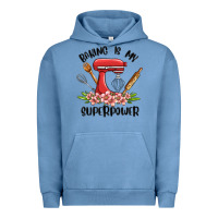 Pigment Pebble Blue baking is my superpower malia Urban Hoodie - MaliasSmallBusiness