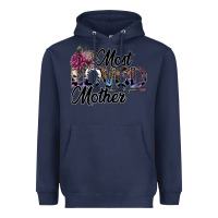 Navy most loved mother Heavyweight Hoodie - SublimationCraftShop