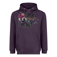 Plum most loved mother Heavyweight Hoodie - SublimationCraftShop