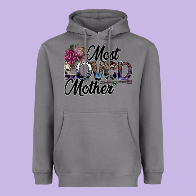 Most Loved Mother Heavyweight Hoodie Designed By Sublimationcraftshop