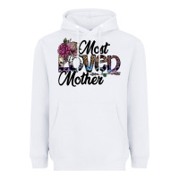 White most loved mother Heavyweight Hoodie - SublimationCraftShop