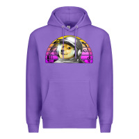 Purple dogecoin to the mars Premium Hoodie - Jasminsmagicworld