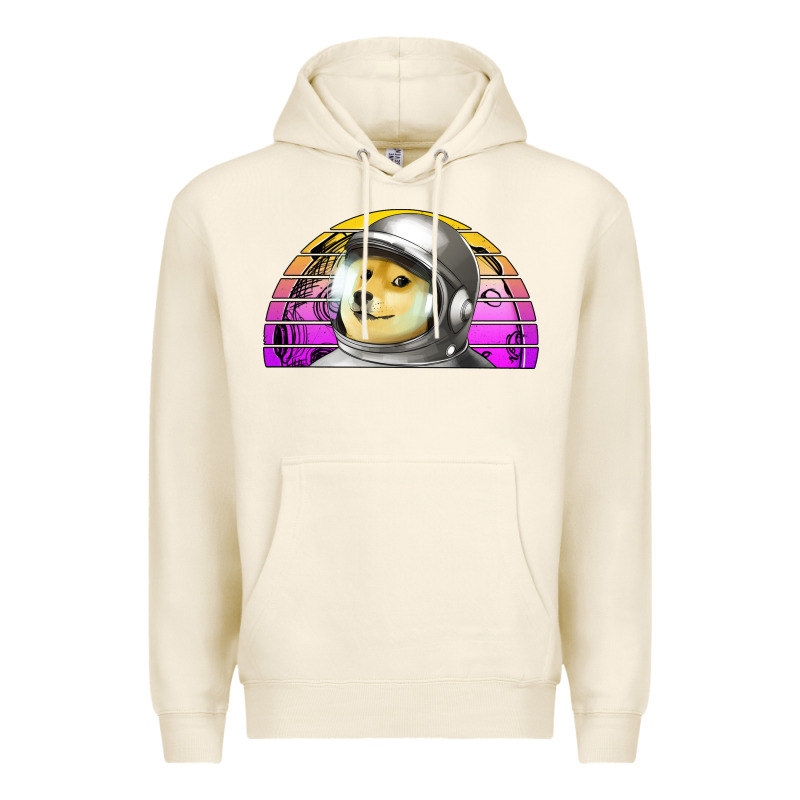 Dogecoin To The Mars Premium Hoodie by Jasminsmagicworld | Teevron
