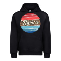 Black leopard merica Urban Hoodie - MaliasSmallBusiness