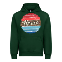 Forest Green leopard merica Urban Hoodie - MaliasSmallBusiness