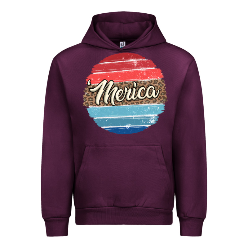 Leopard Merica Urban Hoodie by MaliasSmallBusiness | Teevron