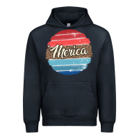Navy leopard merica Urban Hoodie - MaliasSmallBusiness