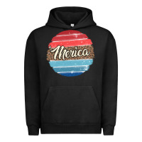 Pigment Black leopard merica Urban Hoodie - MaliasSmallBusiness
