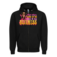 Black afro black boss lady Zipper Hoodie - texasbilliewilder