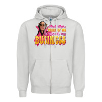 Dove Grey afro black boss lady Zipper Hoodie - texasbilliewilder