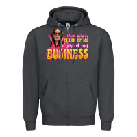 Smoke afro black boss lady Zipper Hoodie - texasbilliewilder