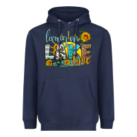 Navy living on lake time Heavyweight Hoodie - HRA Design Shop