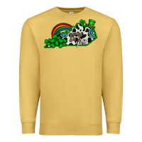 Antique Gold kentucky yall Premium Sweatshirt - CowhideDigitalArt