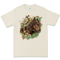Bone missouri horse floral background Premium Tee - LillyAllenDesigns