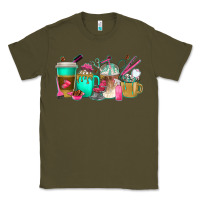 Army Green hair hustler coffee cups Classic Tee - texasbilliewilder