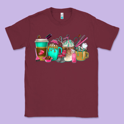 Hair Hustler Coffee Cups Classic Tee Designed By Texasbilliewilder