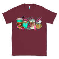 Burgundy hair hustler coffee cups Classic Tee - texasbilliewilder