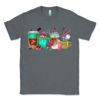 Charcoal Heather hair hustler coffee cups Classic Tee - texasbilliewilder