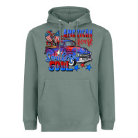 Sage American heart southern soul truck 4th of july Heavyweight Hoodie - CowGirlArtShop