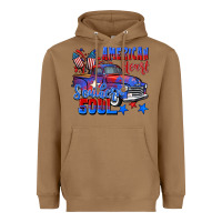 Toasted Coconut American heart southern soul truck 4th of july Heavyweight Hoodie - CowGirlArtShop