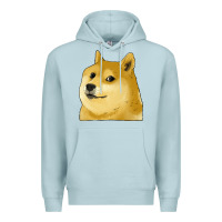 Blue Mist doge coin shiba dog Premium Hoodie - Jasminsmagicworld