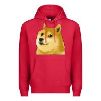Cardinal doge coin shiba dog Premium Hoodie - Jasminsmagicworld