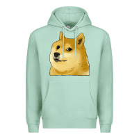 Seafoam doge coin shiba dog Premium Hoodie - Jasminsmagicworld