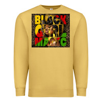 Antique Gold black girl magic Premium Sweatshirt - HRA Design Shop