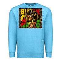 Ocean Blue black girl magic Premium Sweatshirt - HRA Design Shop