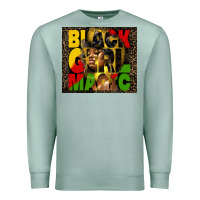 Seafoam black girl magic Premium Sweatshirt - HRA Design Shop