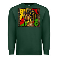 Sports Green black girl magic Premium Sweatshirt - HRA Design Shop
