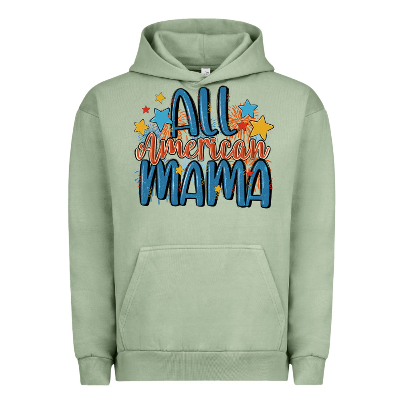 All American Mama Urban Hoodie by MaliasSmallBusiness | Teevron