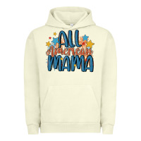 Pigment Pistachio all american mama Urban Hoodie - MaliasSmallBusiness