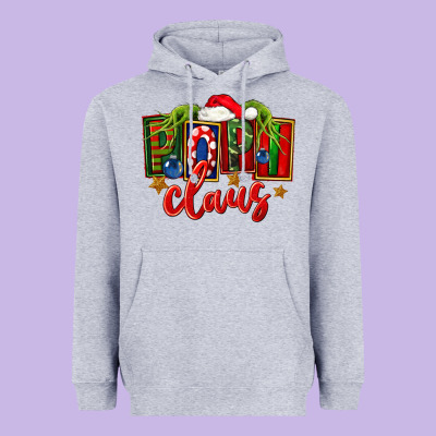 Christmas Popi Claus Heavyweight Hoodie Designed By Fadigitalartstudio